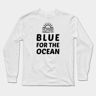 Ocean Blue Favourite Color Long Sleeve T-Shirt